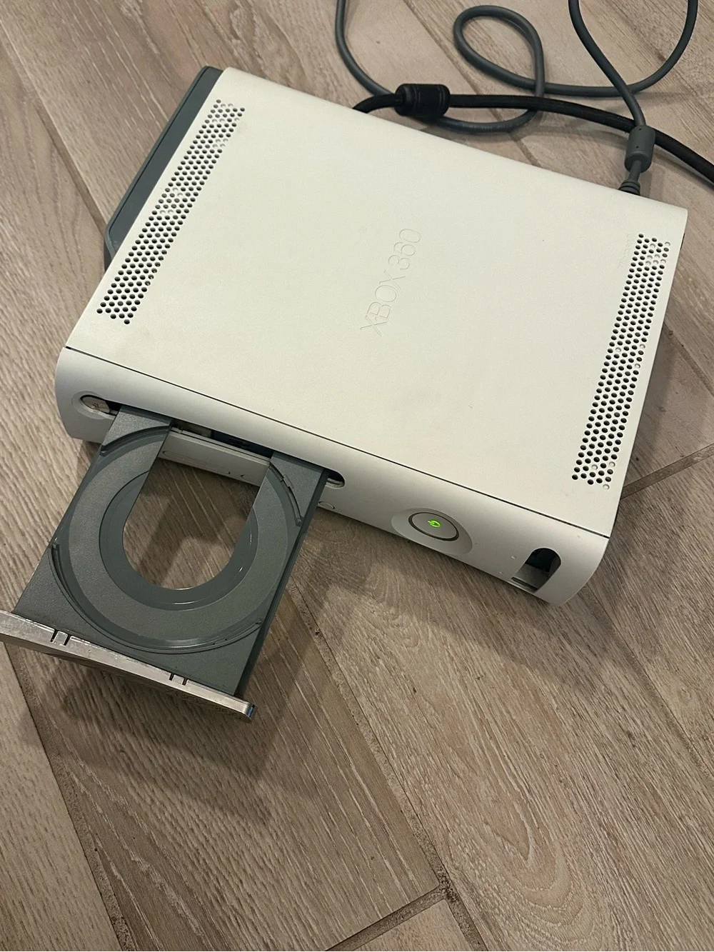 VTG Microsoft Xbox 360 Console w/ Extra Hard Drive & Transfer Cable